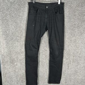 Street & Steel Jeans Mens 32x32 Black Armored Motorcycle Riding Pants Denim